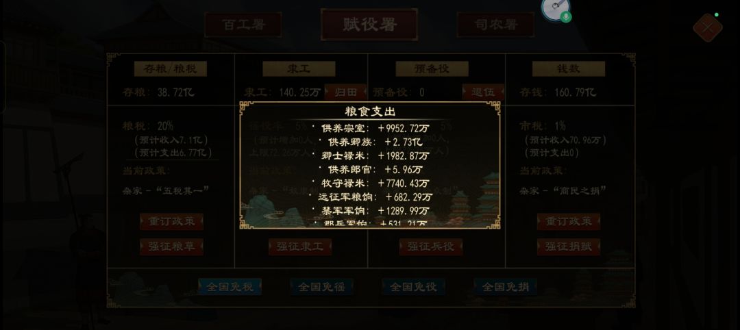 200年,官员全邦,全资源满足。 10
