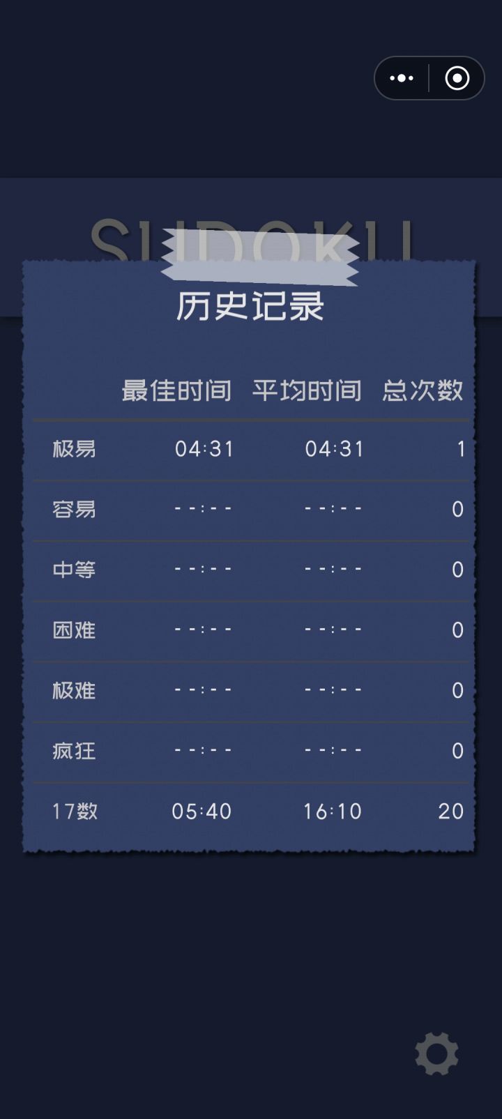 终于凹到5分钟了截图