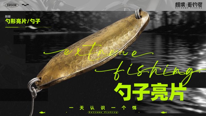 钓具谱#1勺子亮片:一闪一颤,追咬一片截图