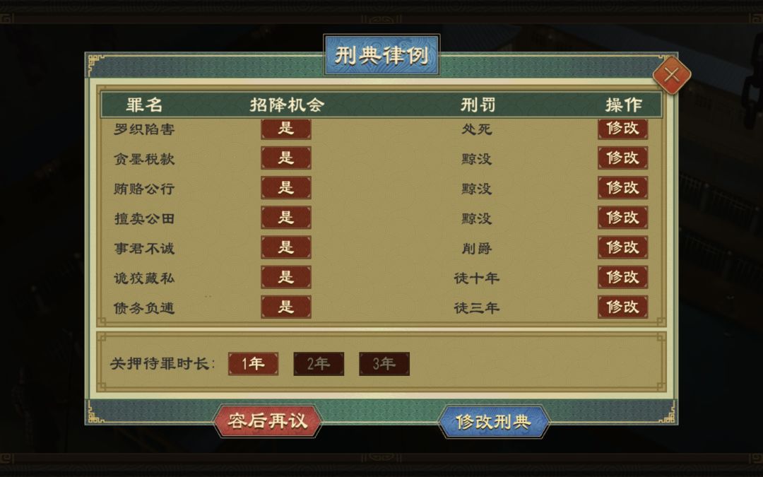 国族阶段新增引申政策和罪名以及刑罚削爵 3