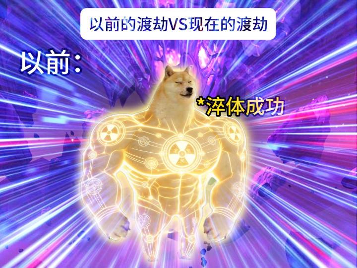 以前的渡劫VS现在的渡劫截图