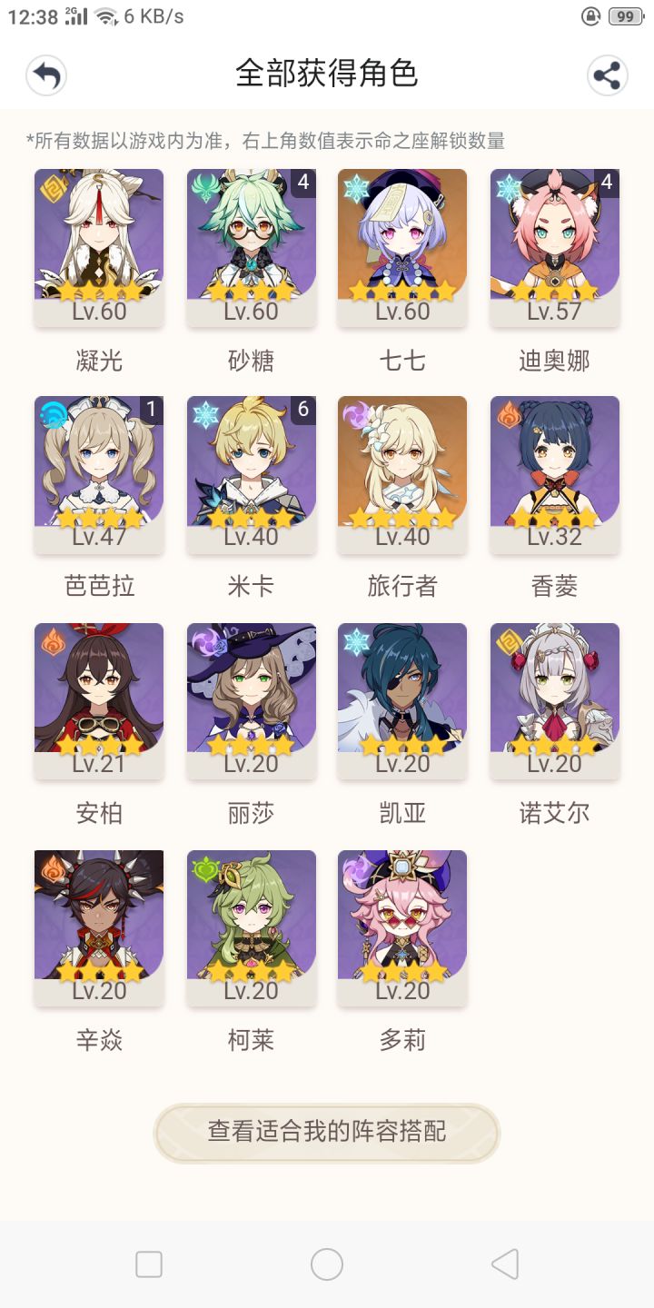再发一遍吧，萌新14天，凌华170 抽后的结果，太黑了。目前也不打算抽草神了，凌华出来后要去稻妻刷材料，就目前的角色能拉一队伍大世界打的舒服点和深渊配两队伍么，还有这个六命米卡有说法么，拿去给七七辅助？截图