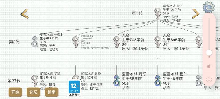 蜜雪冰城家族截图