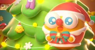 圣诞快乐~来和阿波一起点亮圣诞树吧！