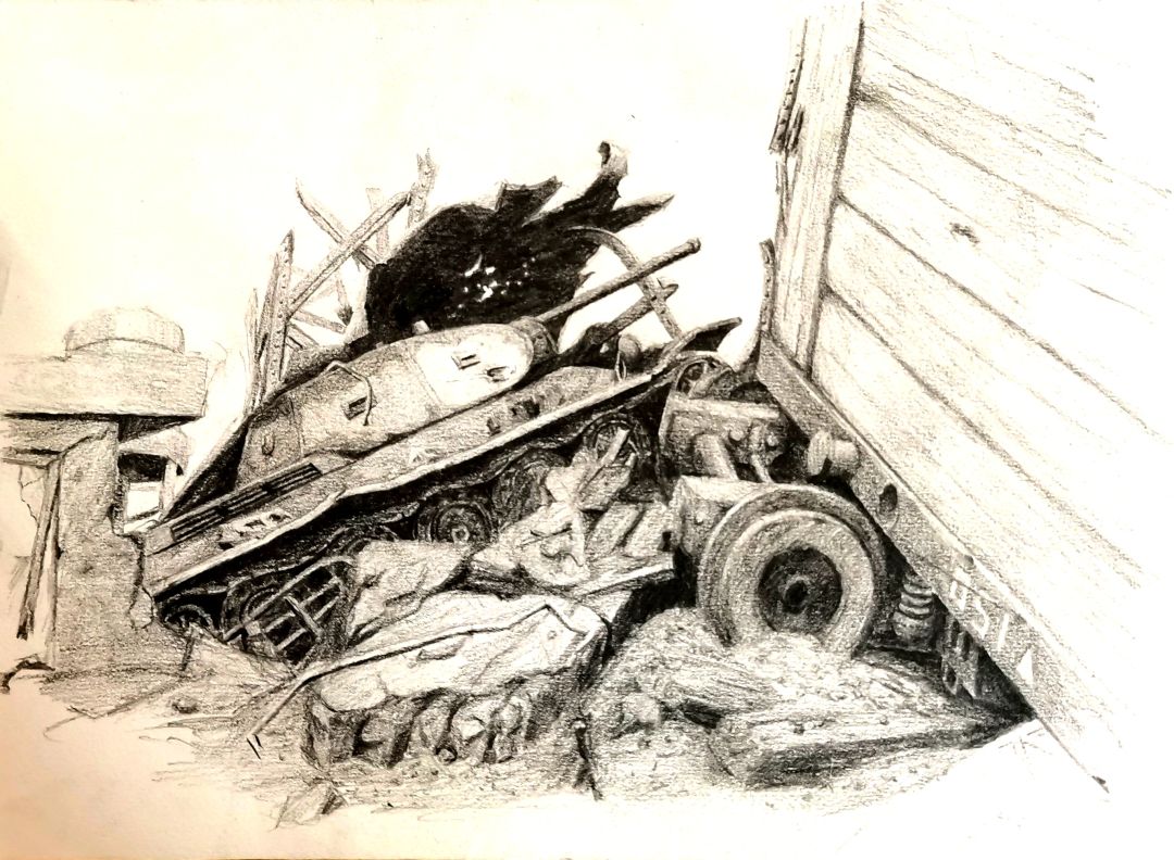 翻以前的照片翻出来的画 2