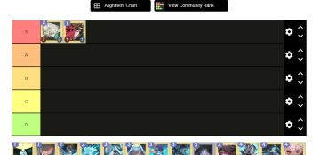 花费数日我制作了九野的tier list