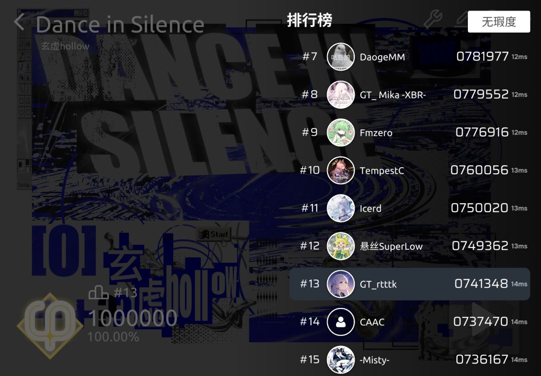 【神曲神谱】Dance in Silence AT17 AP!! 2