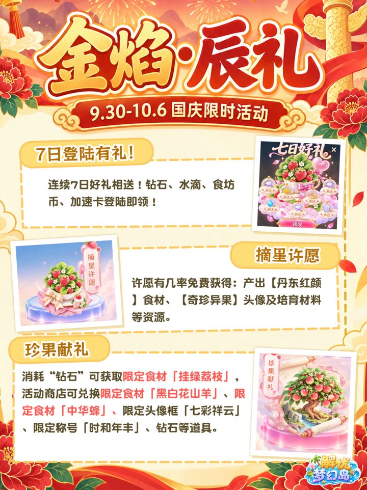 丰果庆华诞!🎆【金焰·辰礼】活动速递截图
