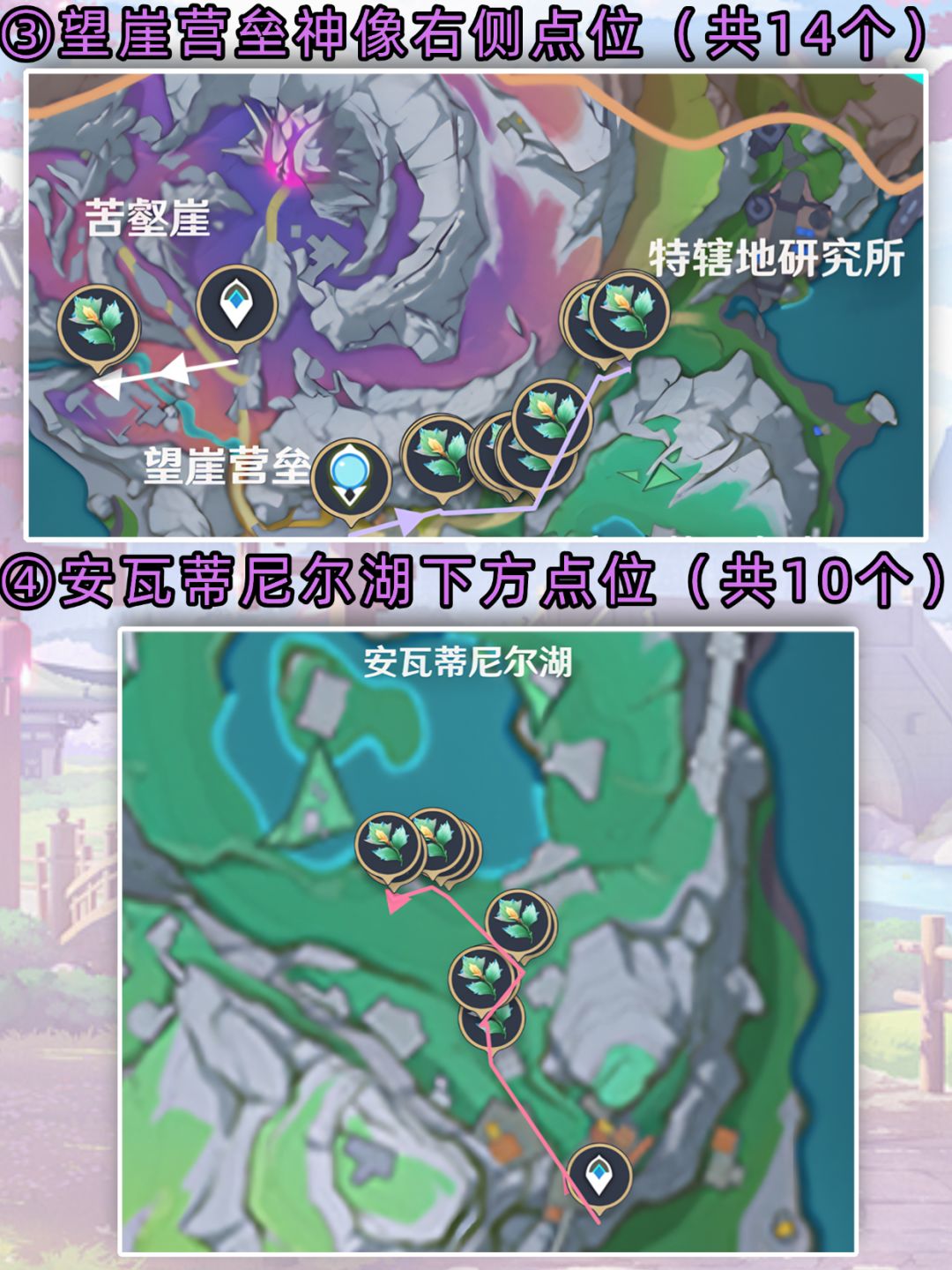 【月之四】冬凌草材料点位全收集,快速收集 3