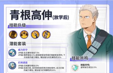 🏐【招募开启】SP球员「青根高伸-放学后（MB）」攻略上线