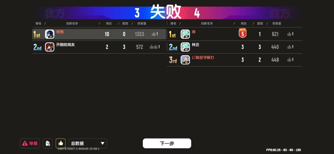 著这都没打过，服了。队友真的菜。我都拿捏对面一个3000多名了。队友还打不过。有没有人一起玩儿，来点有实力的截图