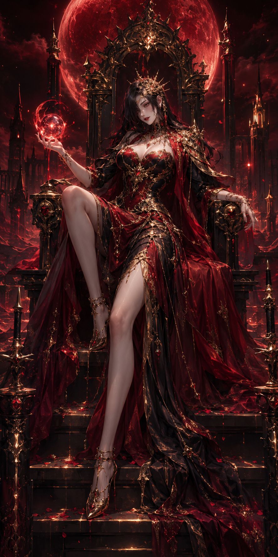倪克斯新皮肤·绯夜圣裁 1