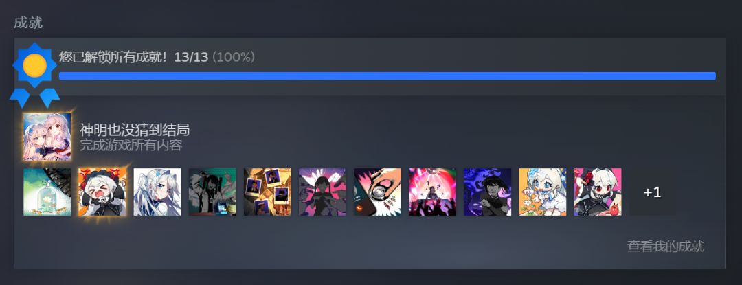 《神明也没猜到结局》全成就steam攻略 1