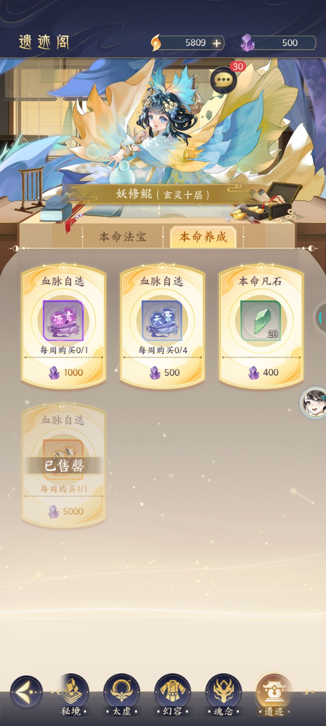 本命法宝和血脉使用见解 2