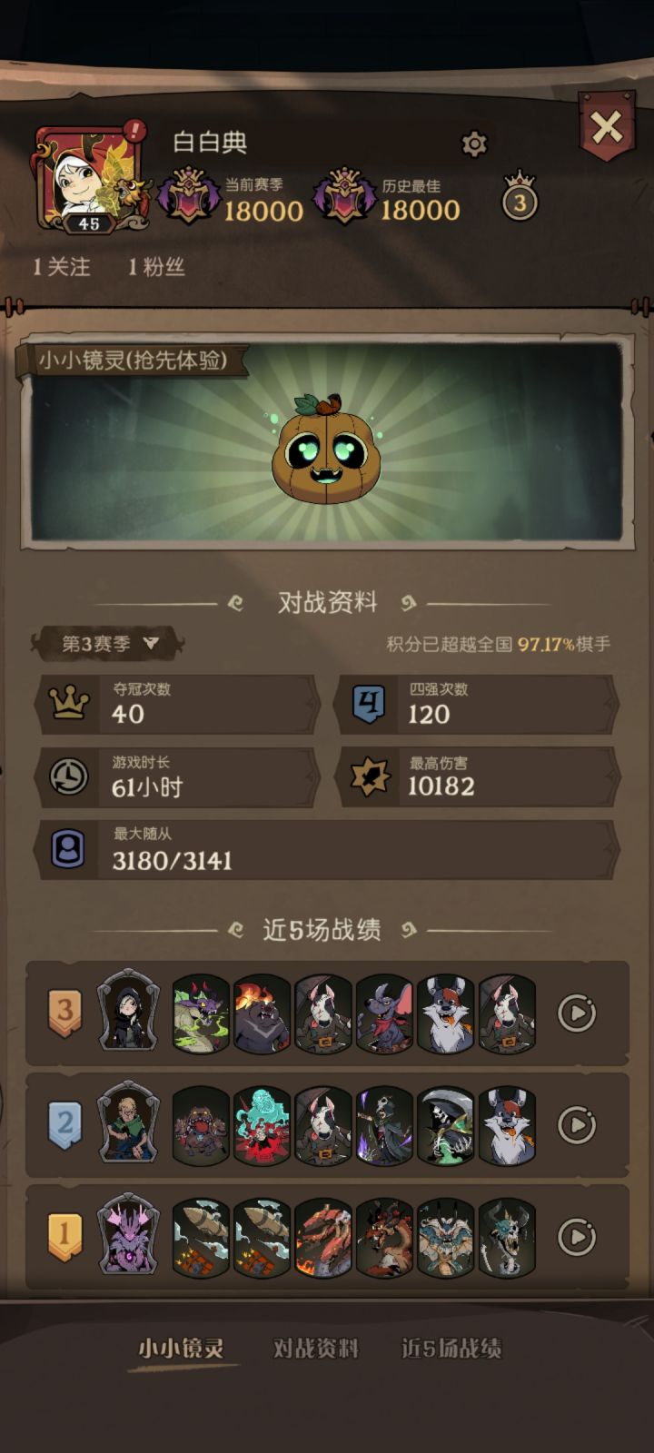 61 小时 上 18000,终于入门了截图