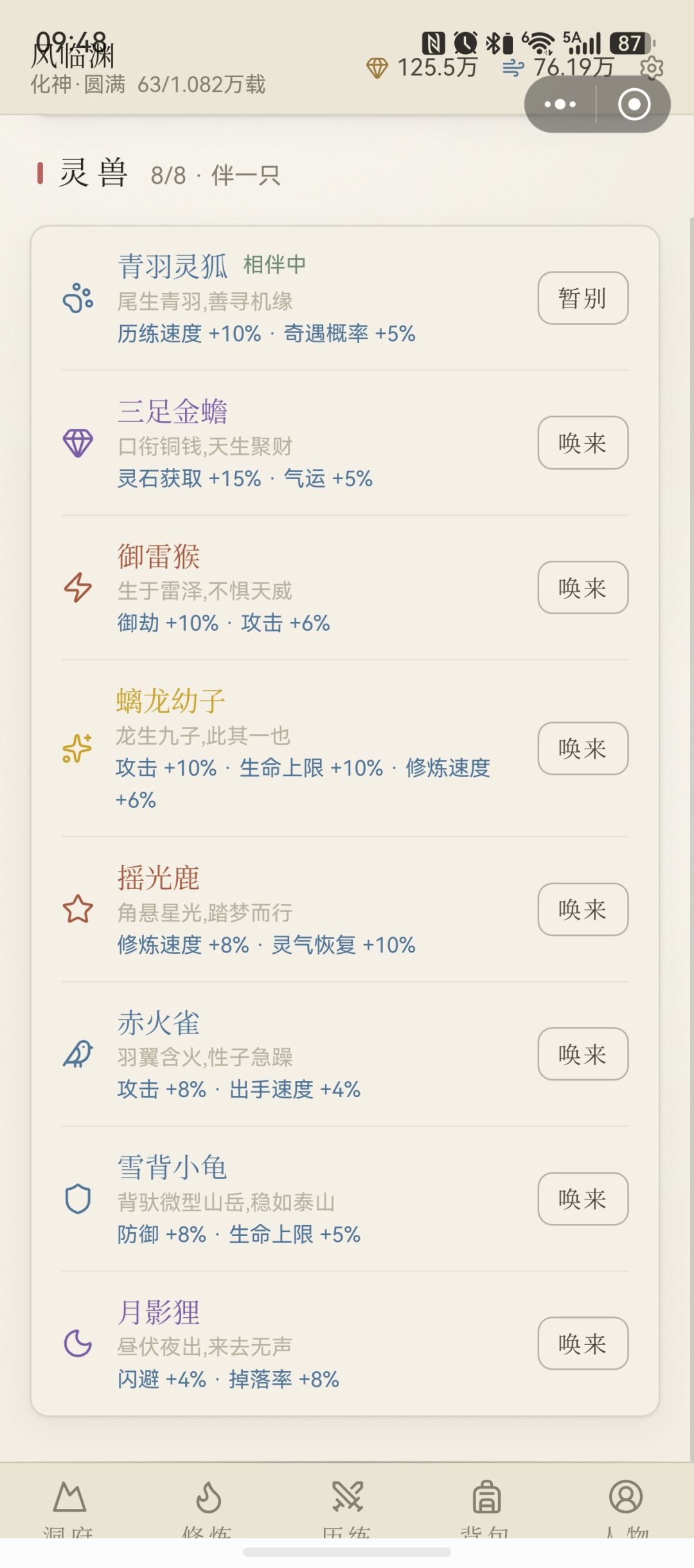 八只宠物, 1