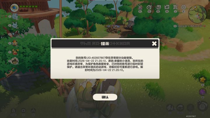 这种封号是什么意思？截图