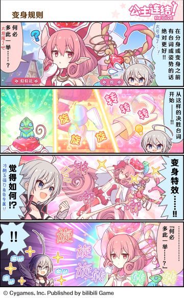四格漫画更新——「变身规则」