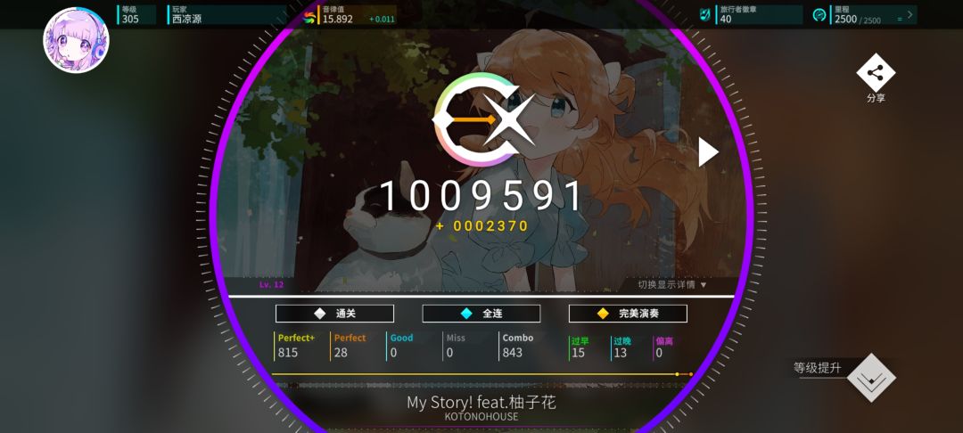 今日推分 5