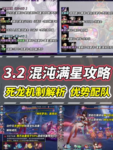 【V3.2攻略】混沌回忆满星攻略｜配队推荐