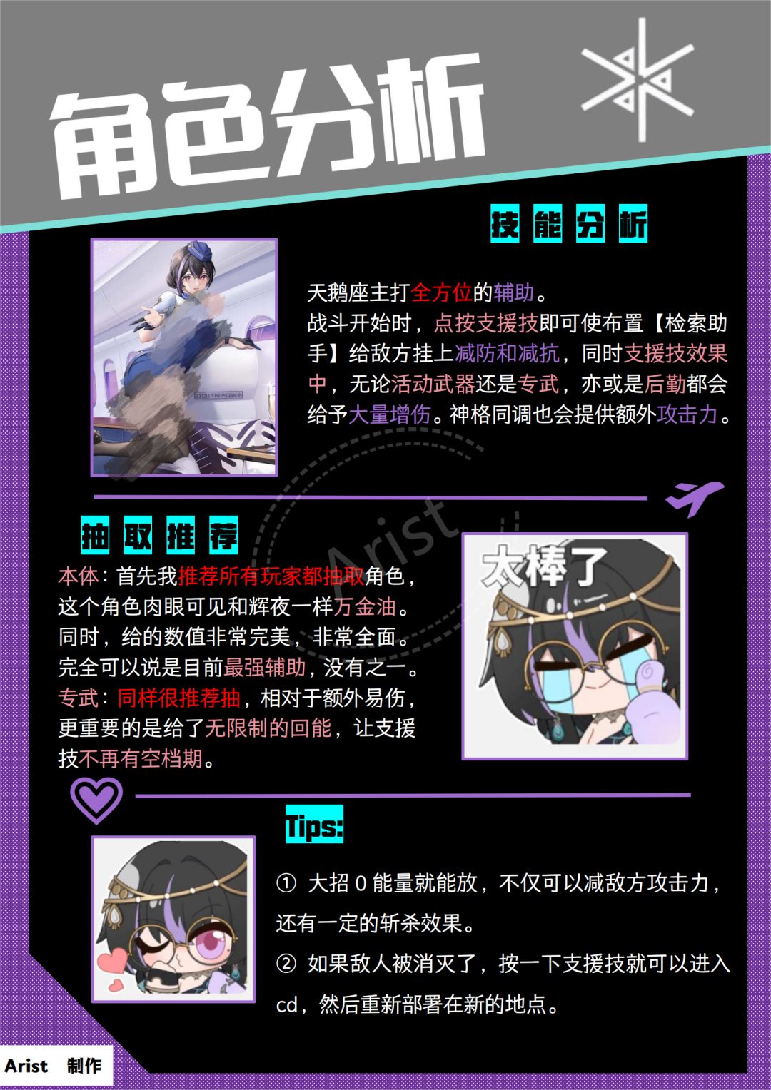 【薇蒂亚-天鹅座】一图流攻略来啦 2