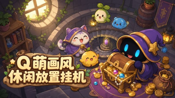 轻松不累、随时都能玩的挂机放置手游,画风Q萌、玩法丰富!截图