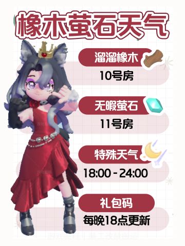 心动小镇｜2月14日橡木萤石天气