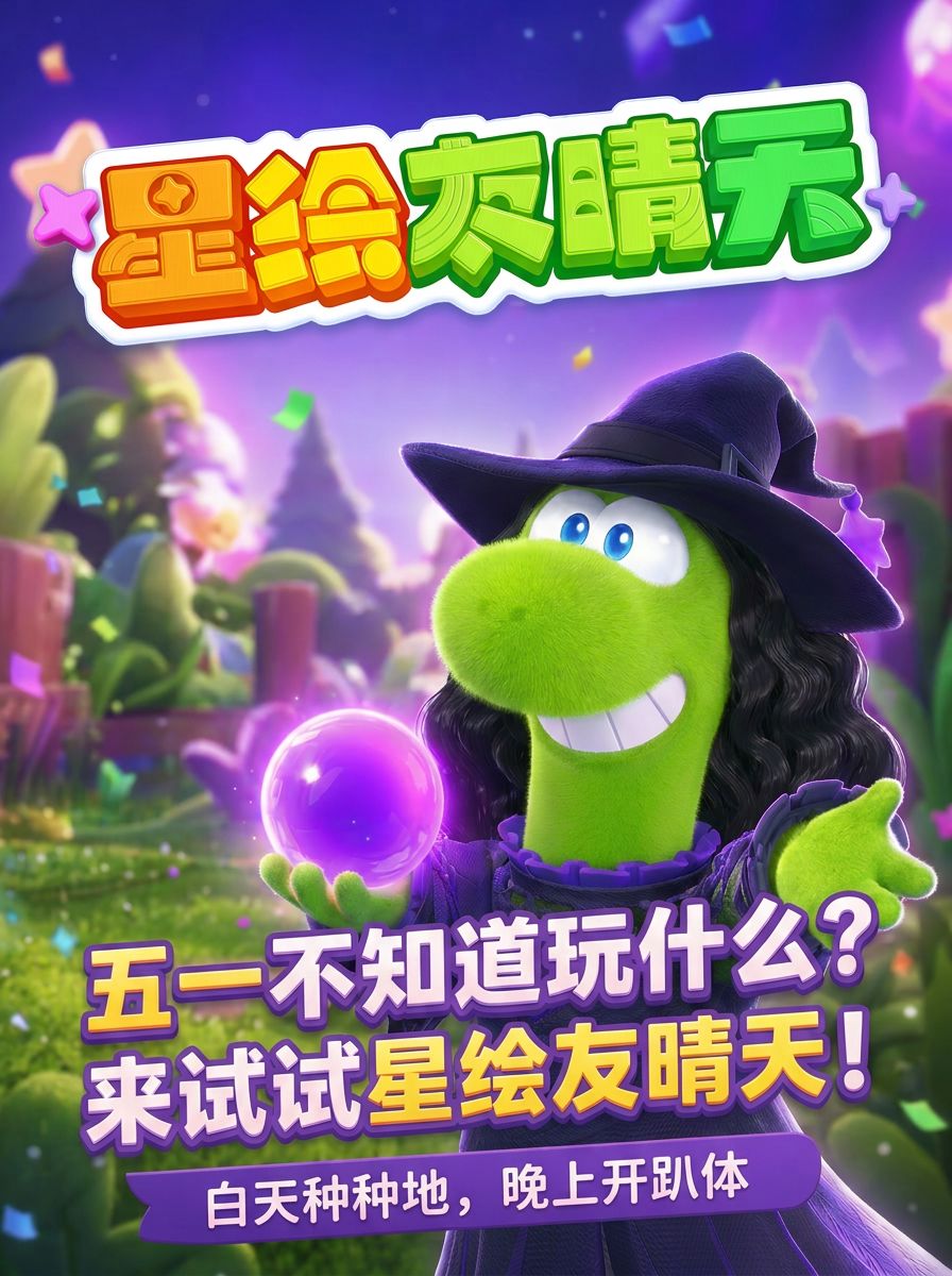 五一不知道玩什么?来试试《星绘友晴天》! 1
