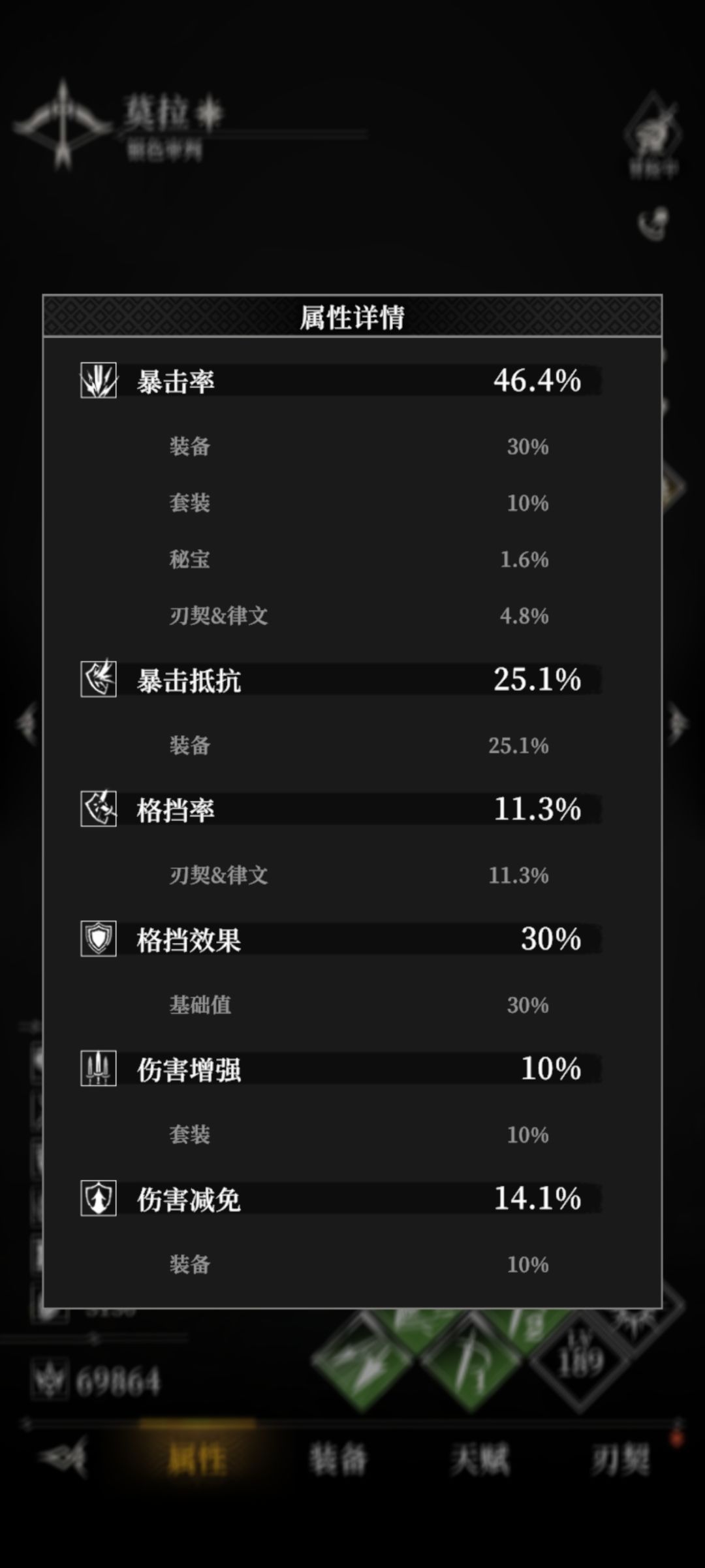 莫拉的技能狩猎暴击率和雷娜的普攻叮咬 1