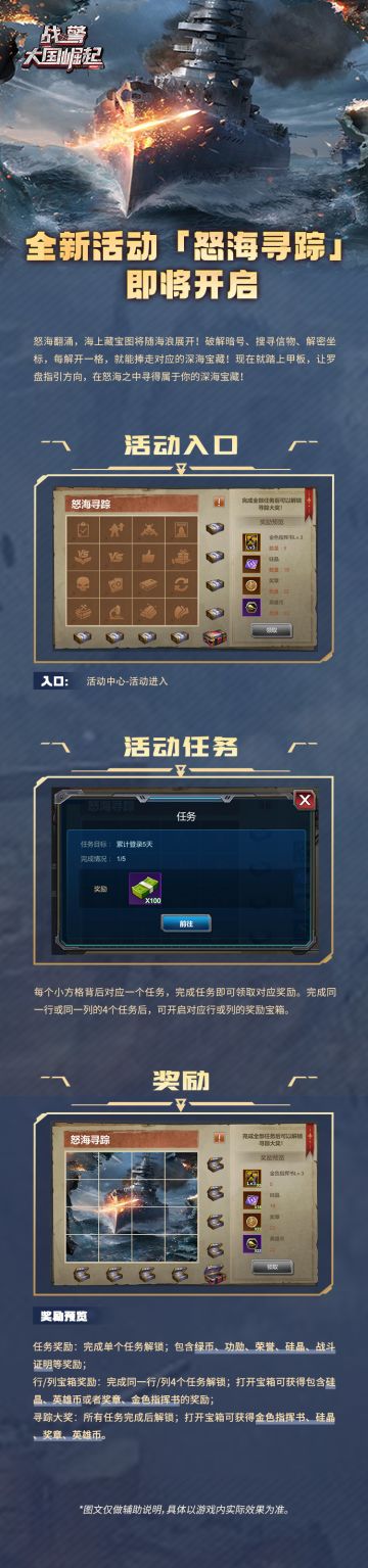 新版本爆料|「怒海寻踪」活动预览