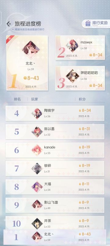 一周目公测玩家主线通关啦！