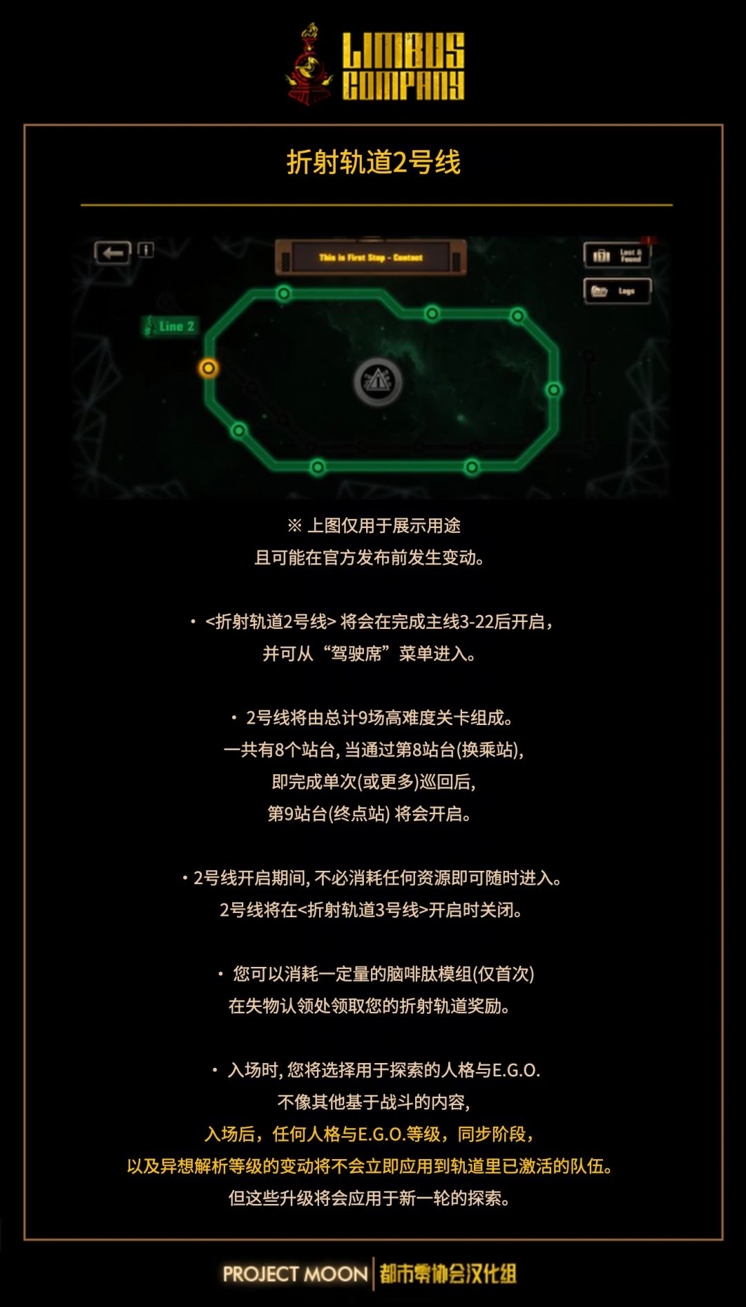 九月十四日折射轨道二号线预告 2