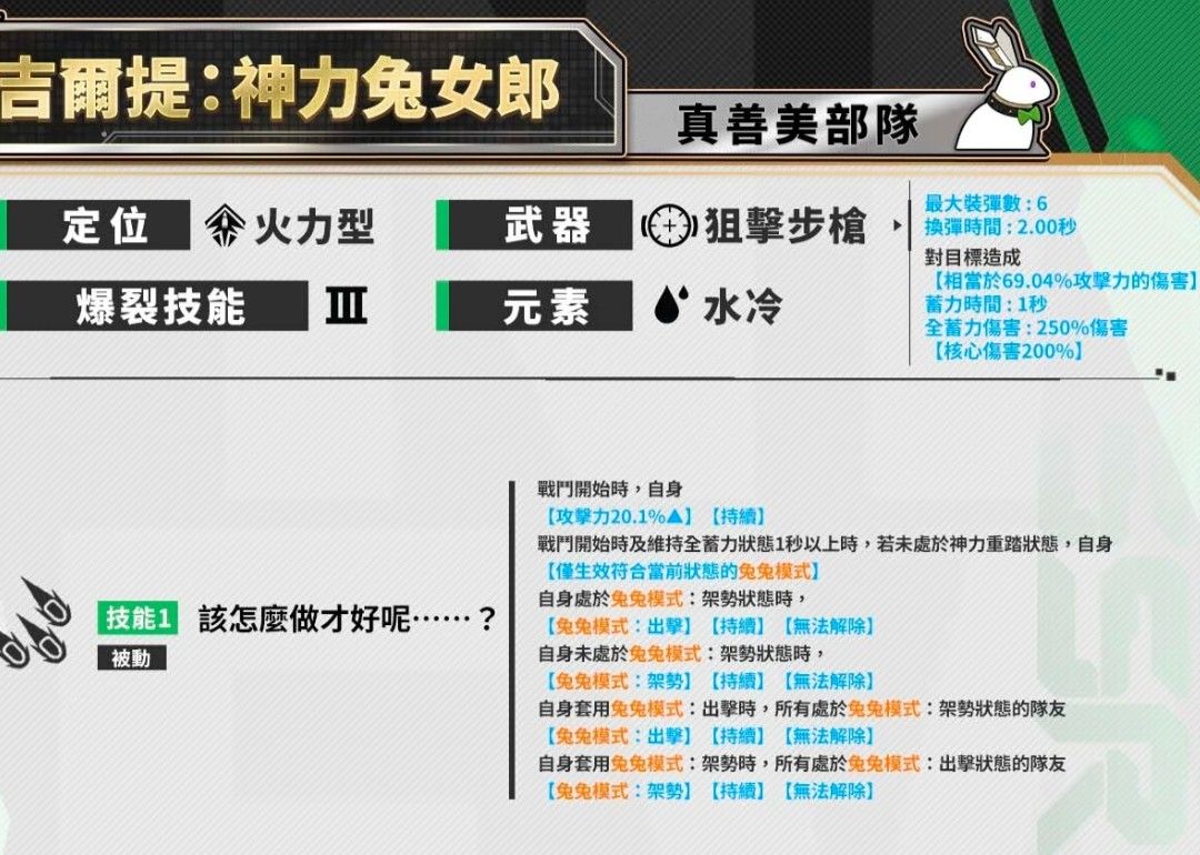 吉尔提技能组 3