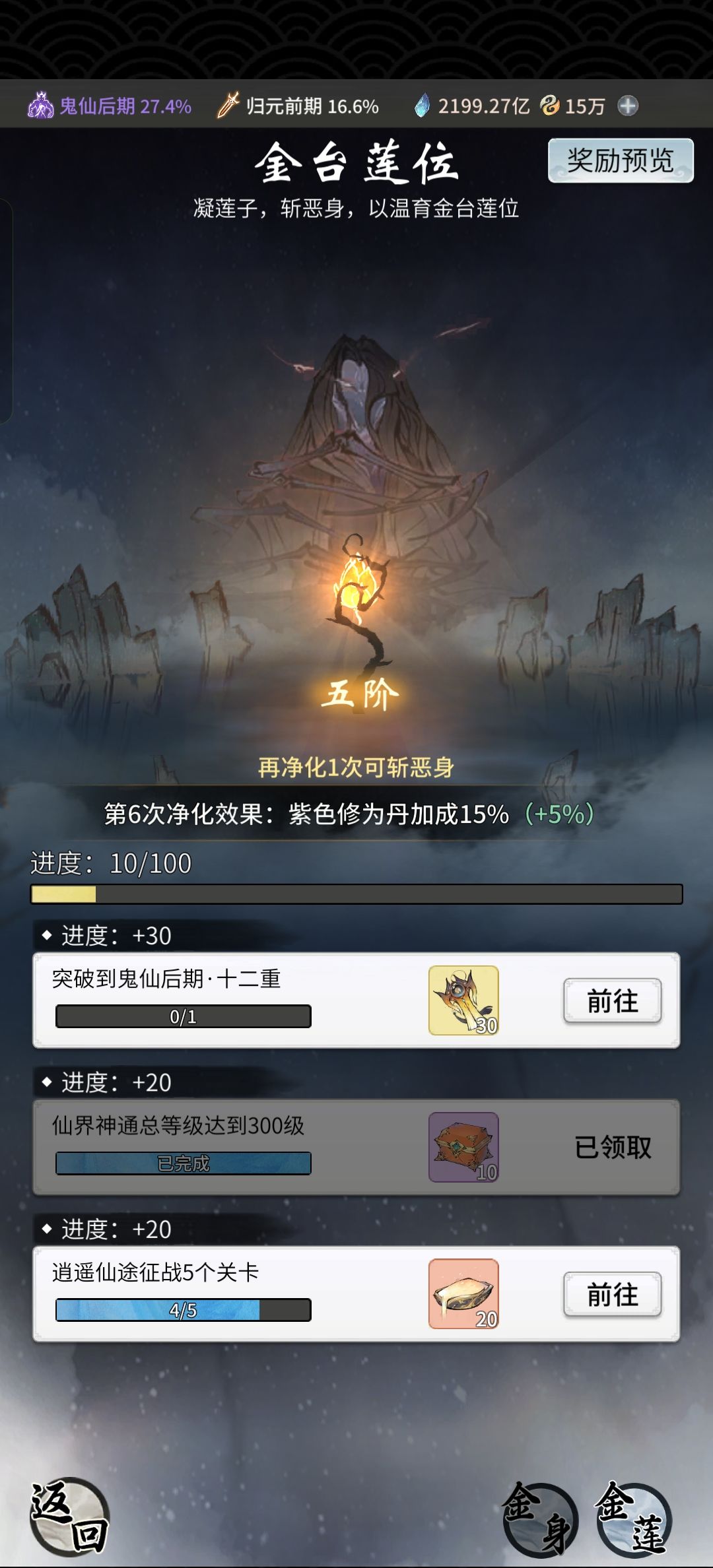 我这个还能突破金仙吗? 2