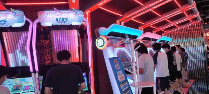 第一次见到那么多音游人截图