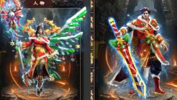 《虎符传奇》2022年限定款绝版时装，冬日相归，暖心圣诞与你共度，2022年限定款绝版时装，独特属性！