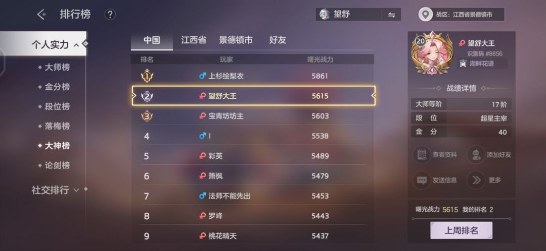 望舒的出装 4