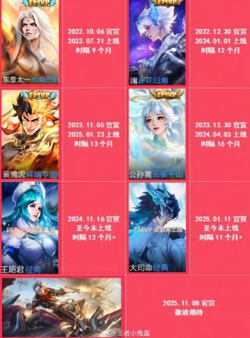 王者荣耀已欠3个FMVP皮肤！玩家调侃：遥遥无期