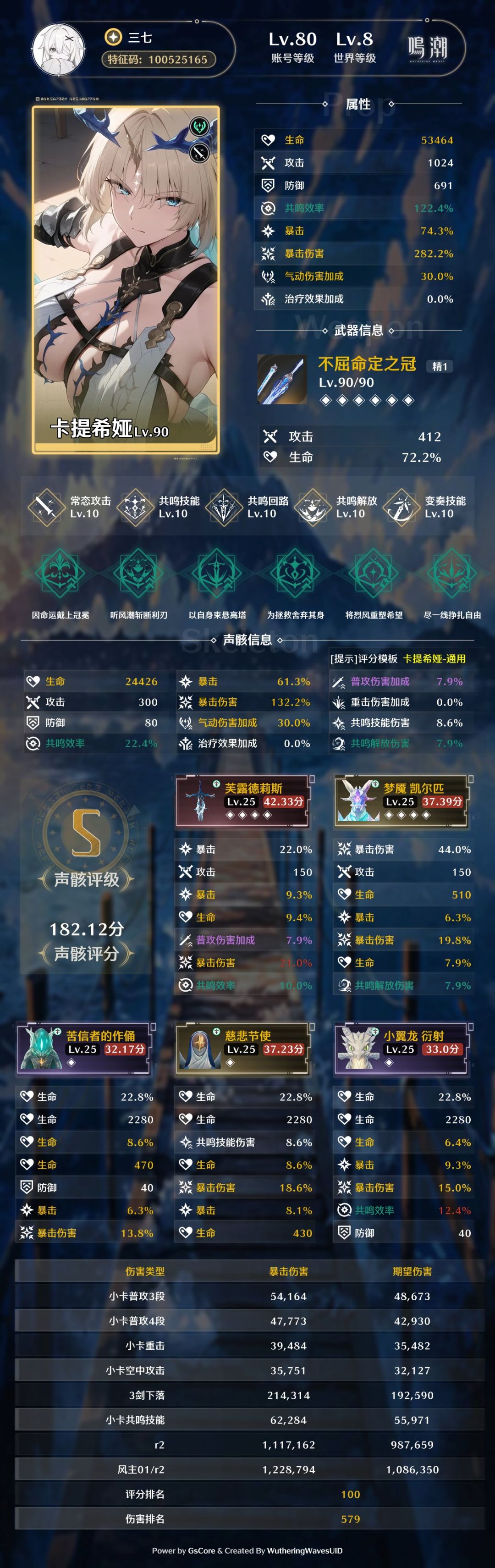 挑战卡提最强声骸 3