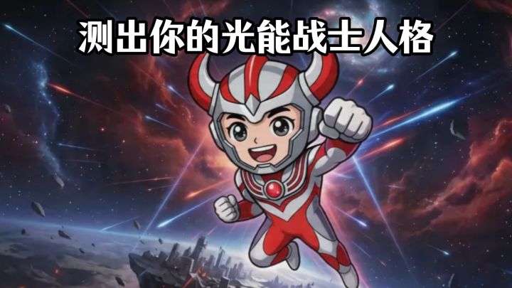 测出你的光能战士人格，30s就能测出来噢😊截图