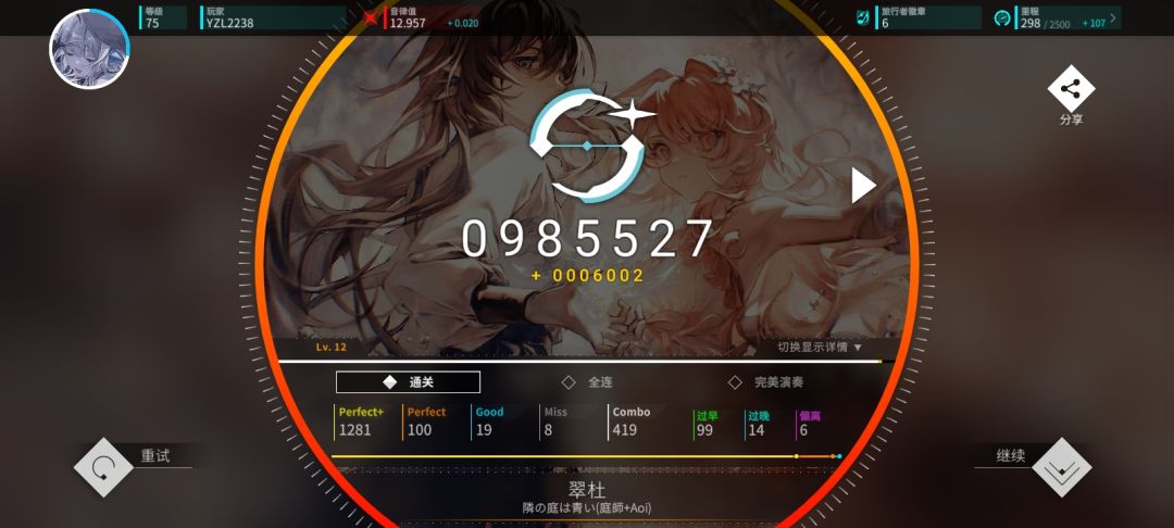 Rating13达成 1