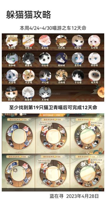 【躲猫猫攻略】