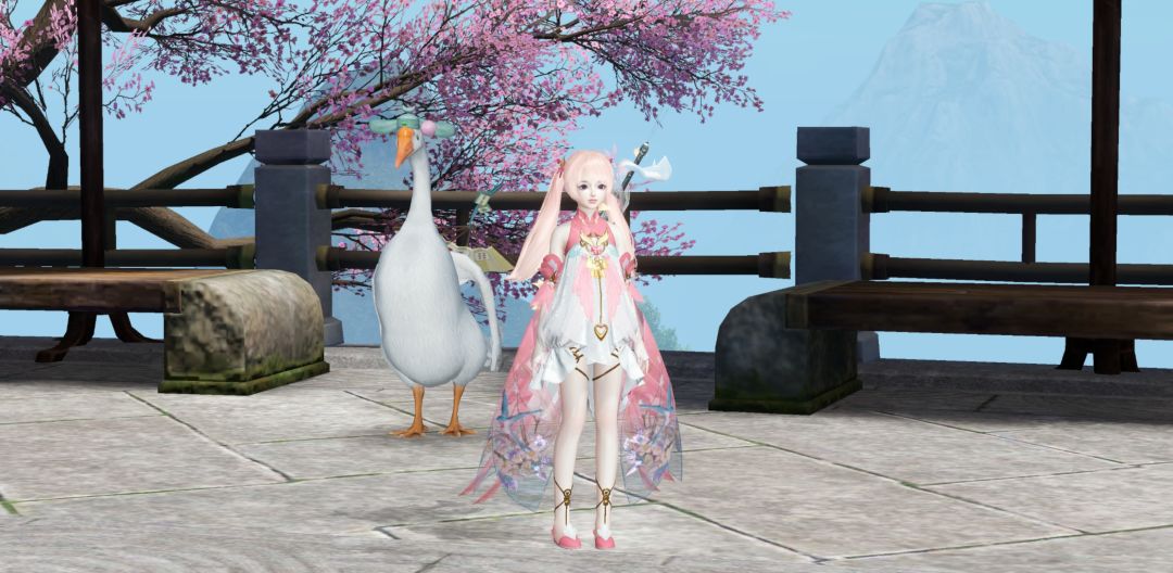 粉色双马尾好看 2