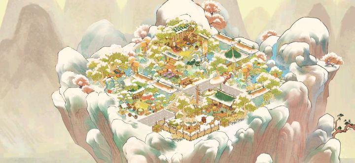 #桃源深处有人家 很急,在线等一个赞。
#四季桃源之雪景截图