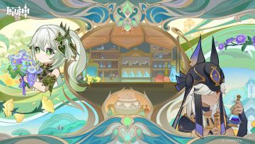 《原神》「熠金妙剂」网页活动壁纸展示