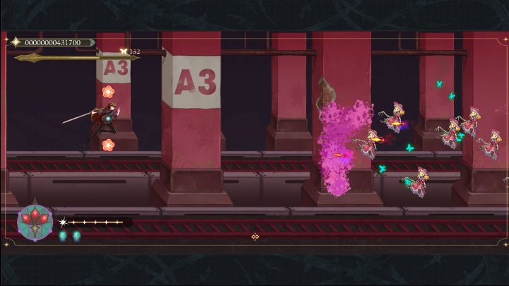 奇幻弹幕射击新作《Shikhondo: Blue Pieta》将在5月18日发售截图