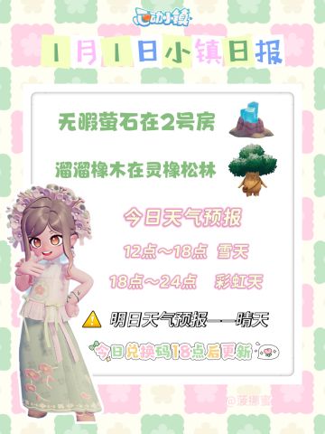 💗1月1日心动小镇日报💗