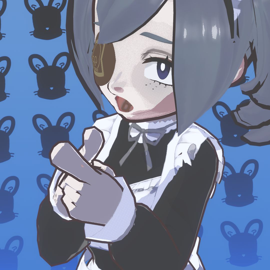 【同人二创】试着做了女仆酱的vrm 1