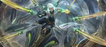 新皮肤爆料丨吕洞宾·次元驱动：​我会乘着自己制作的飞行板，跨越所有的阻碍与困难