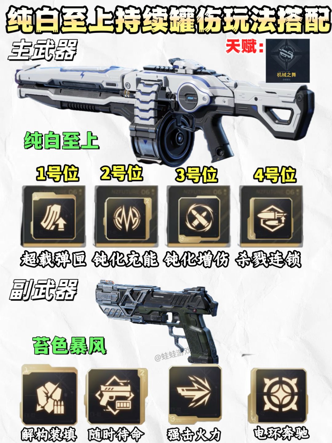 【首发征集】纯白至上无需换弹搭配推荐 2